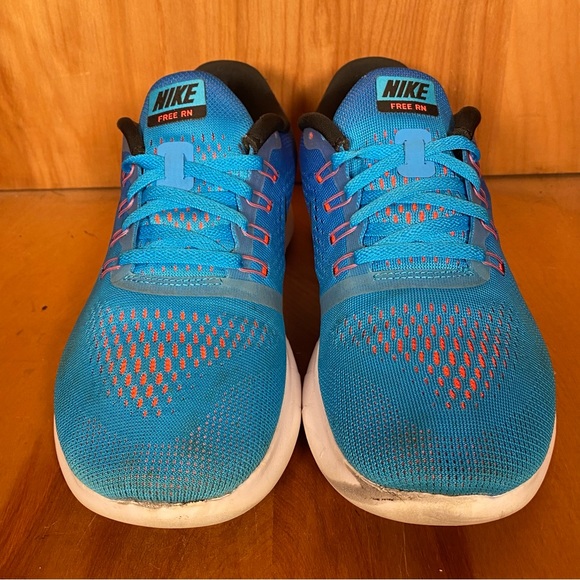 Womens 8.5 Nike Free RN Athletic Shoes Blue SEF0724 - Picture 2 of 8